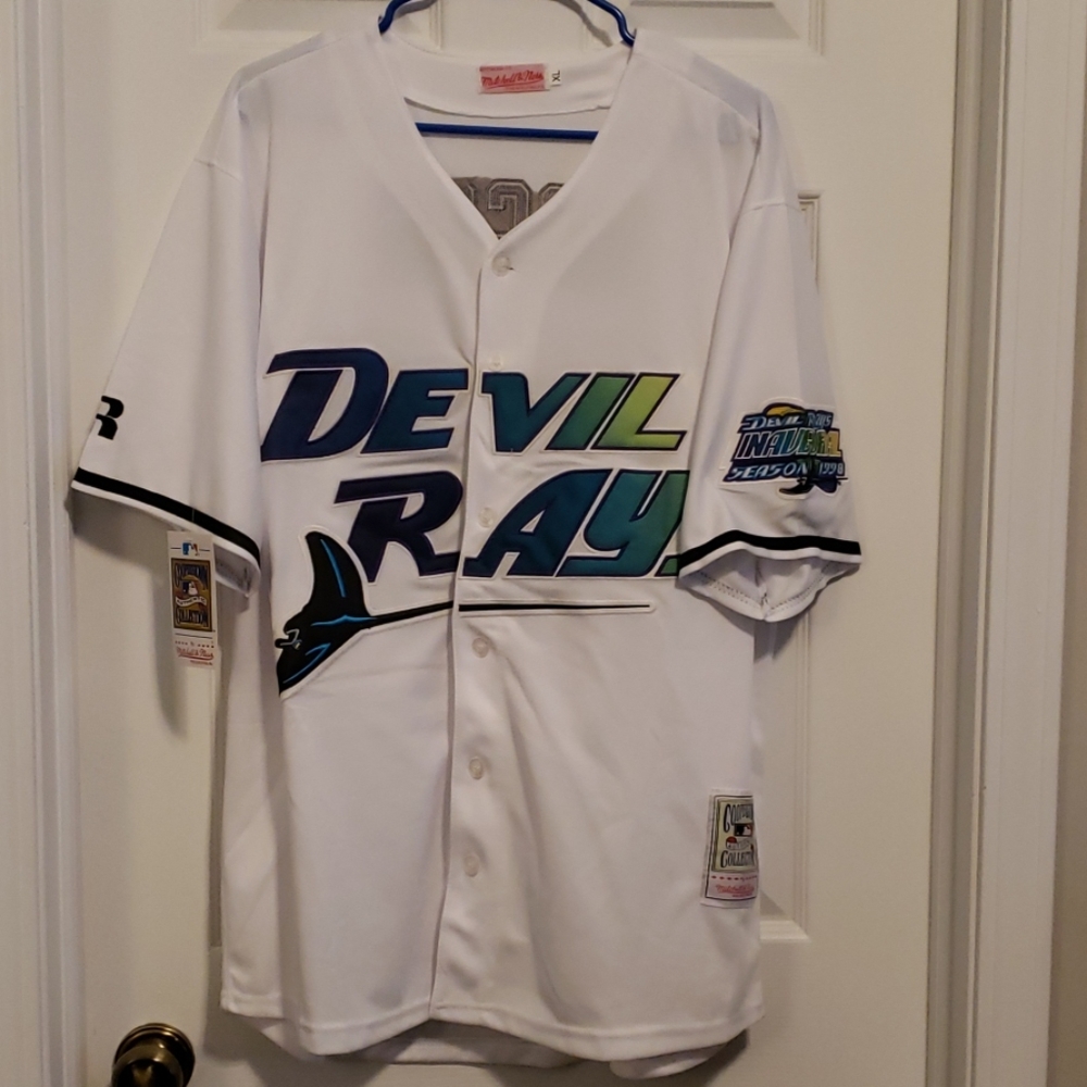 Size 48  Wade Boggs Tampa Bay Devil Rays Jersey